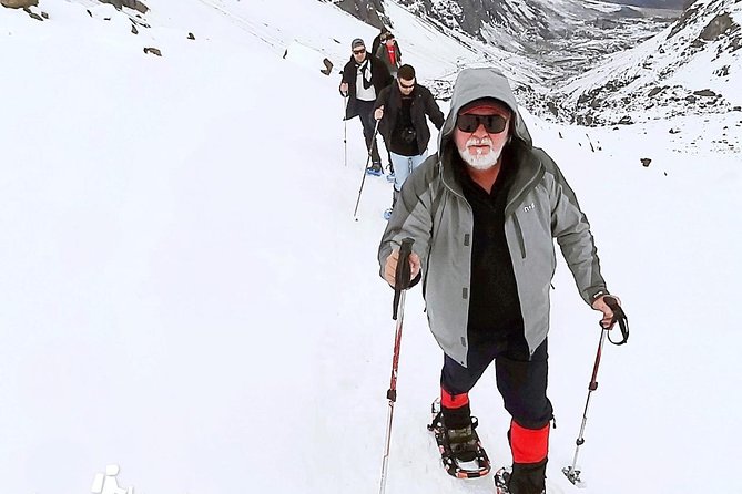 Volcano Snow Hike 4k in Cajón del Maipo from Santiago Private Tour - La Engorda valley lookout: your best view of San José Volcano